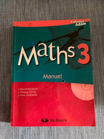 Maths 3 Manuel + CD
