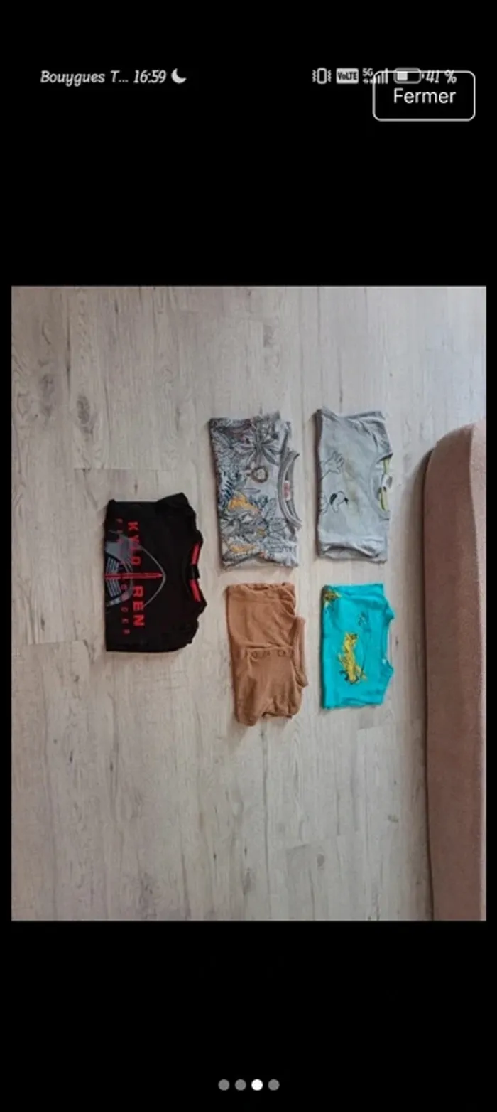 Lot garçon 3 ans 98cm short ensemble haut tee shirt short bain maillot - photo numéro 3