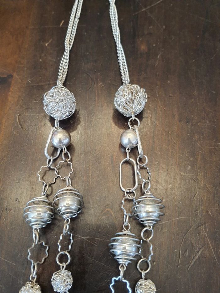 Collier moderniste années 1970. Signé LBVYR - photo numéro 11