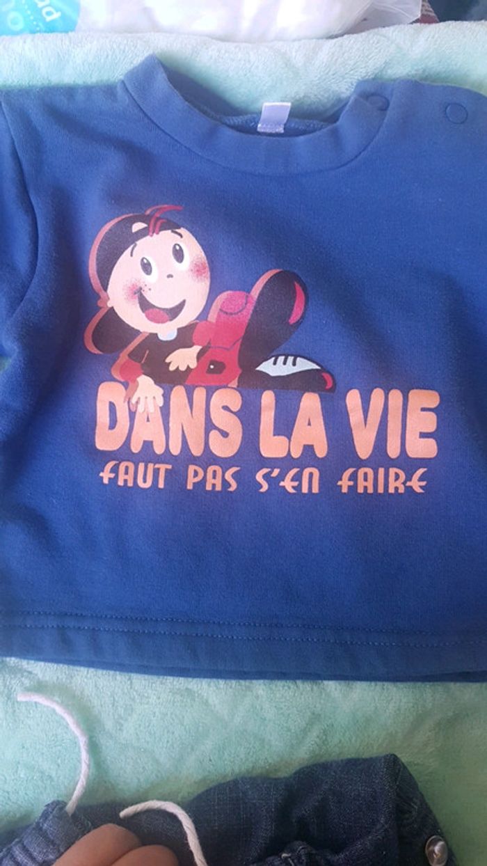 Jeans bleu rouge - photo numéro 4