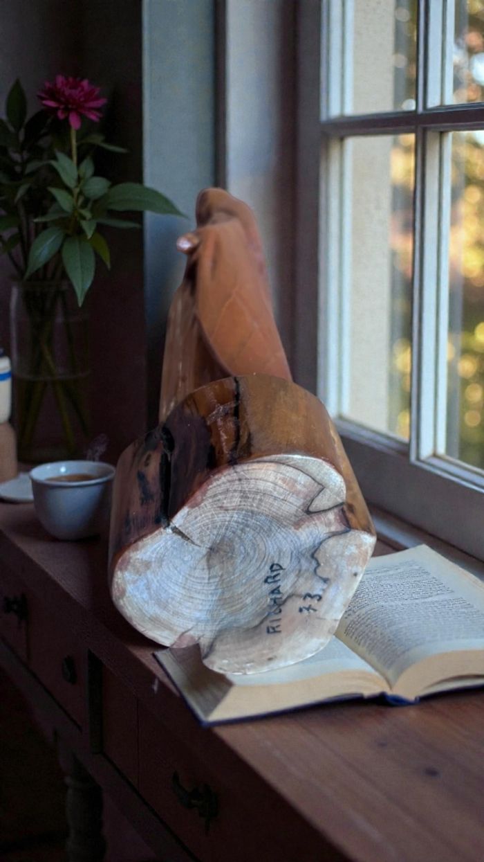 Sculpture de 1973 de la vierge immaculée 24. Cm de hauteur - photo numéro 3