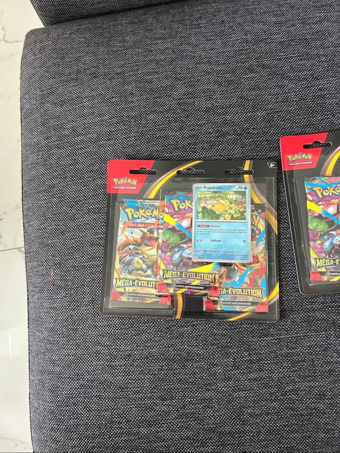 3 Tripacks Mega Évolution + 2 mini-tin Mega Évolution - photo numéro 5