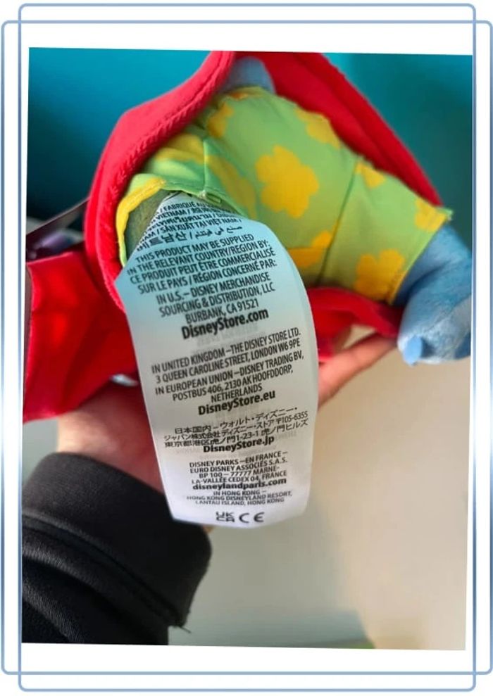 Peluche stitch Disneyland Paris neuve - photo numéro 3