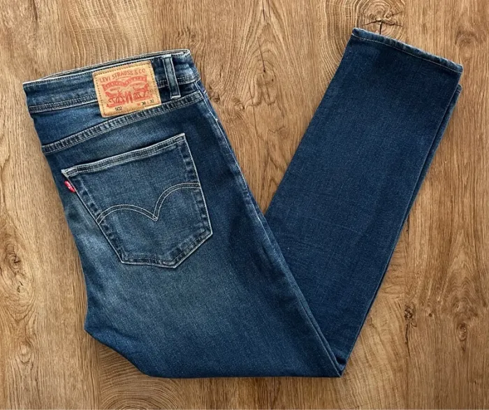 Jean/pantalon bleu Levi's 502 Flex pour homme, taille : W 36 L 30 (46 taille française) - photo numéro 2