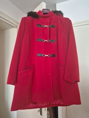 Manteau femme rouge