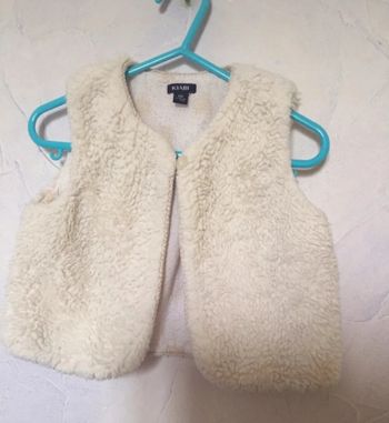 Gilet fausse fourrure - Kiabi - 18m