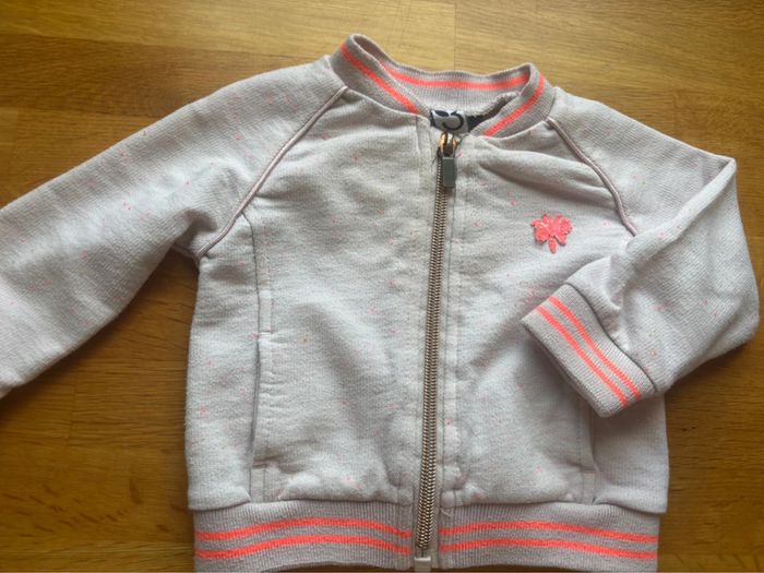 Gilet 3 pommes 6 mois fille