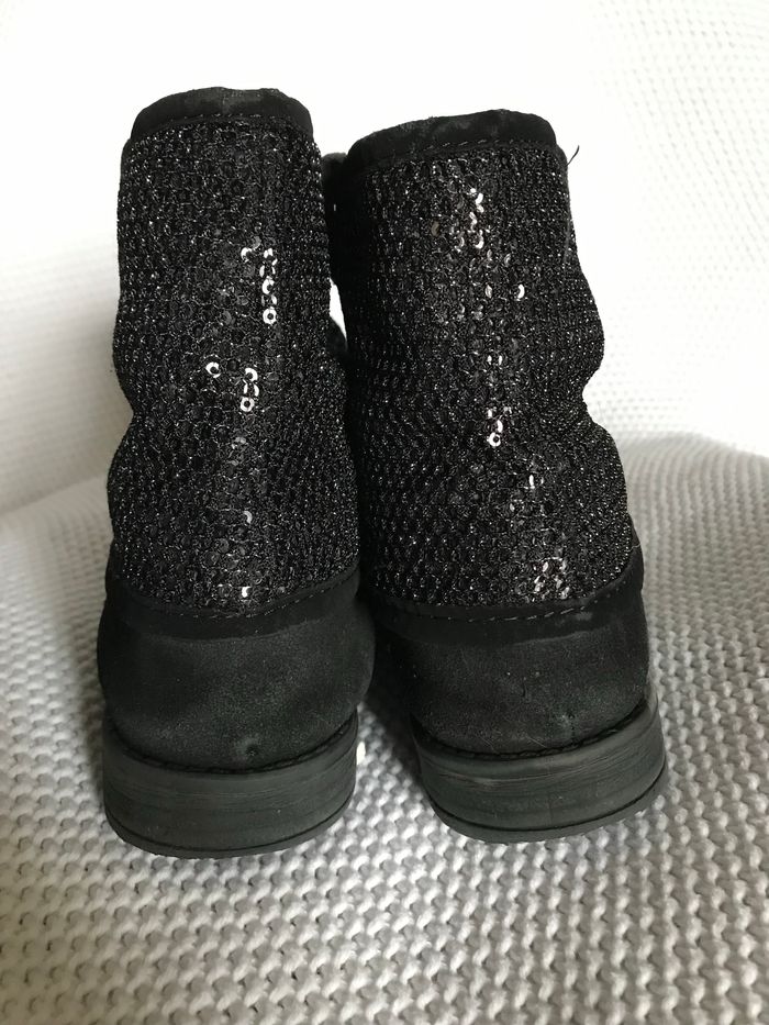 Bottines cuir daim noir 34 KOOKAI - photo numéro 6