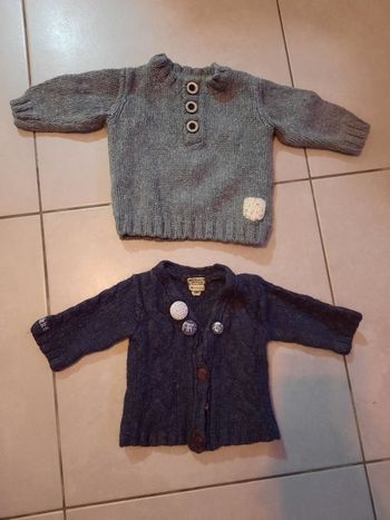 Lot de 2 pulls IKKS 6 mois