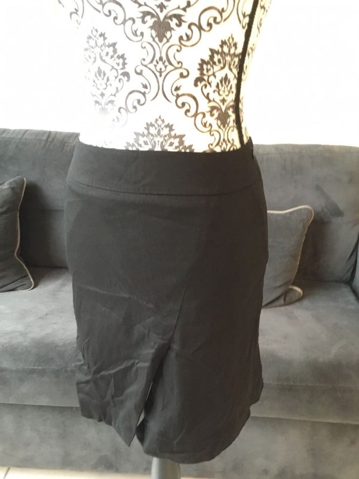 Jupe de tailleur/costume doublée Etam 36 neuve noire