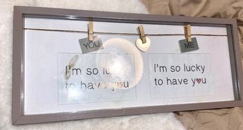 Cadre en longueur couleur gris beige