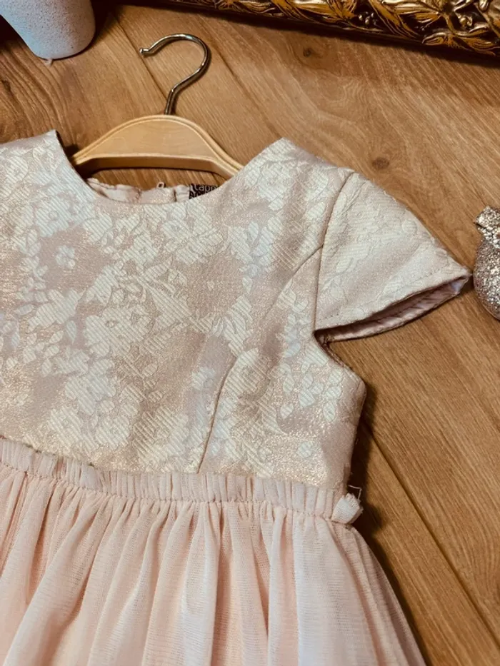 Taille 4 ans Robe créateur fille TAO rose * tulle * 🩷 - photo numéro 2