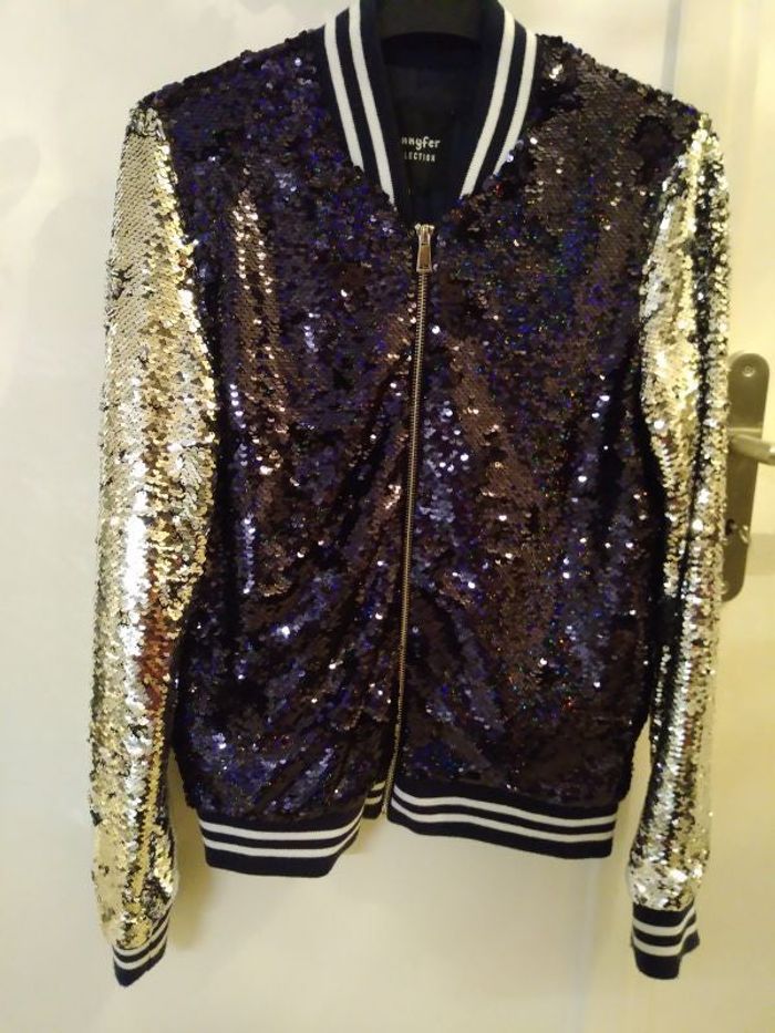 Blouson avec sequins