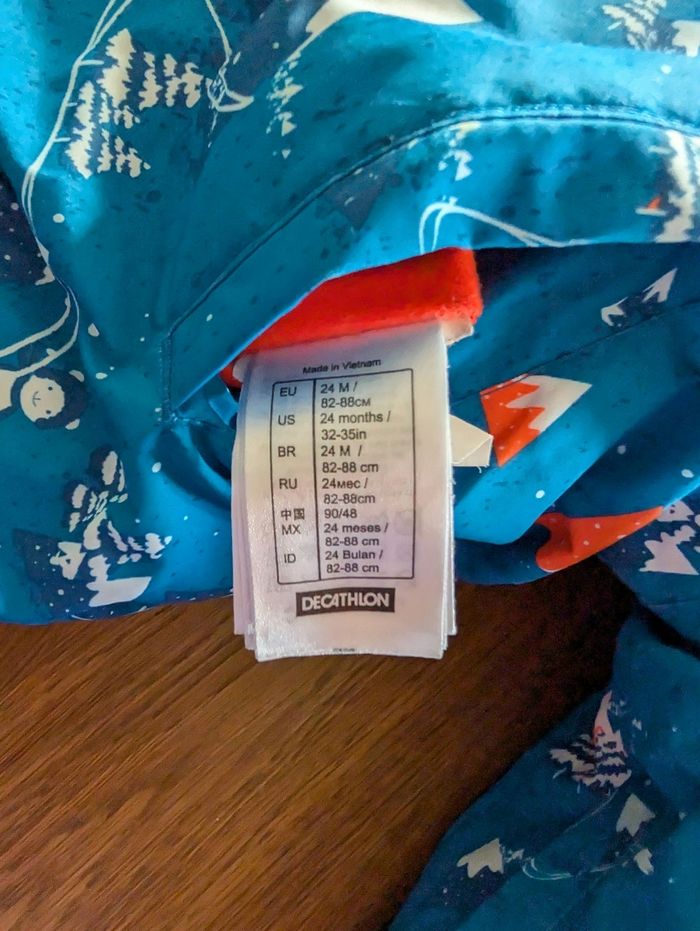 Manteau ski réversible 24 mois - photo numéro 6