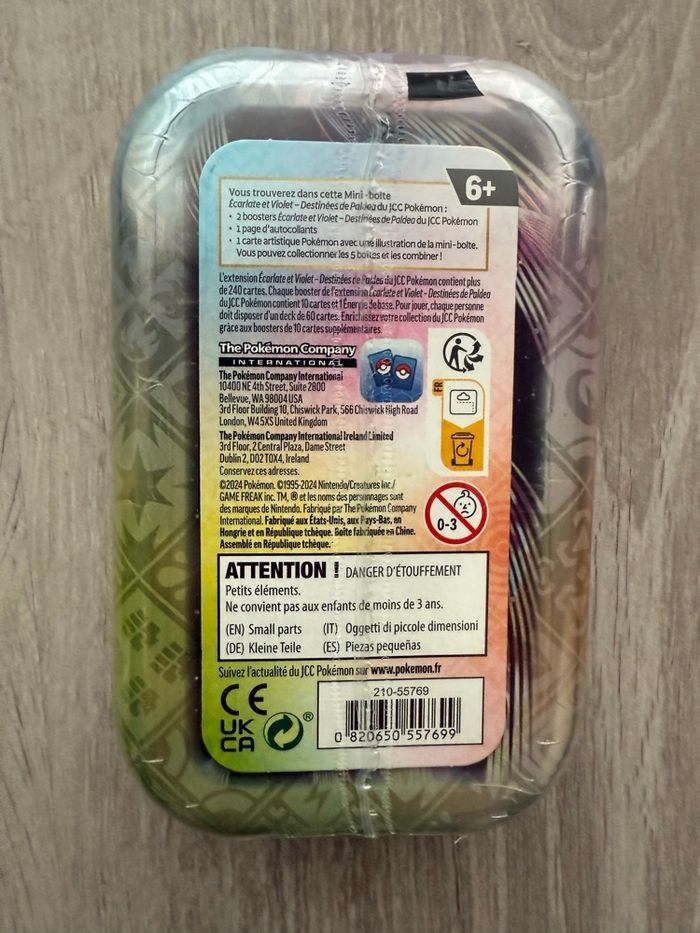 Mini tins Pokémon Destinées de Paldéa EV4.5 - photo numéro 2