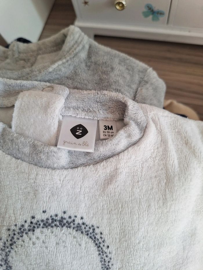 Pyjama bébé garçon 1 pièce 3 mois - photo numéro 2