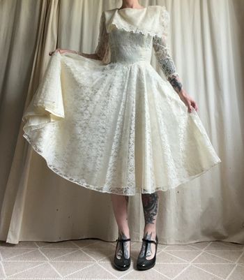 Véritable Robe Gunne Sax 70s CottageCore made in USA Prairie Dress - Taille S