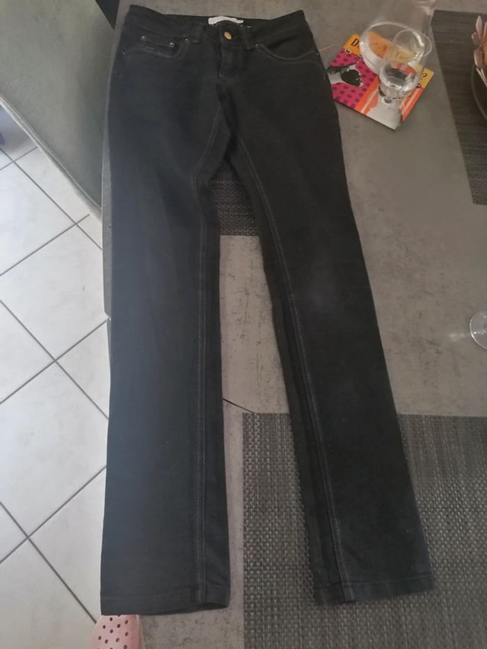 Jean femme/fille Cache Noir cache taille 34-36 - photo numéro 3