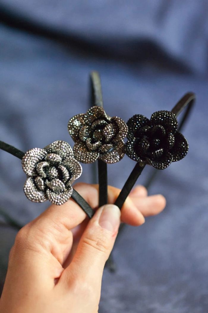 Lot de 3 serre têtes à paillettes
