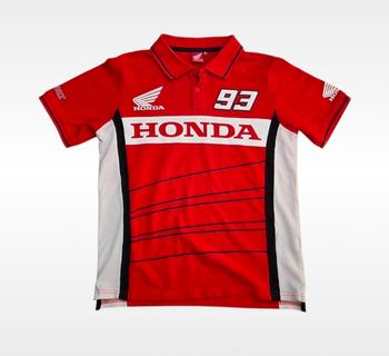 Polo Honda taille M rouge en très bon état