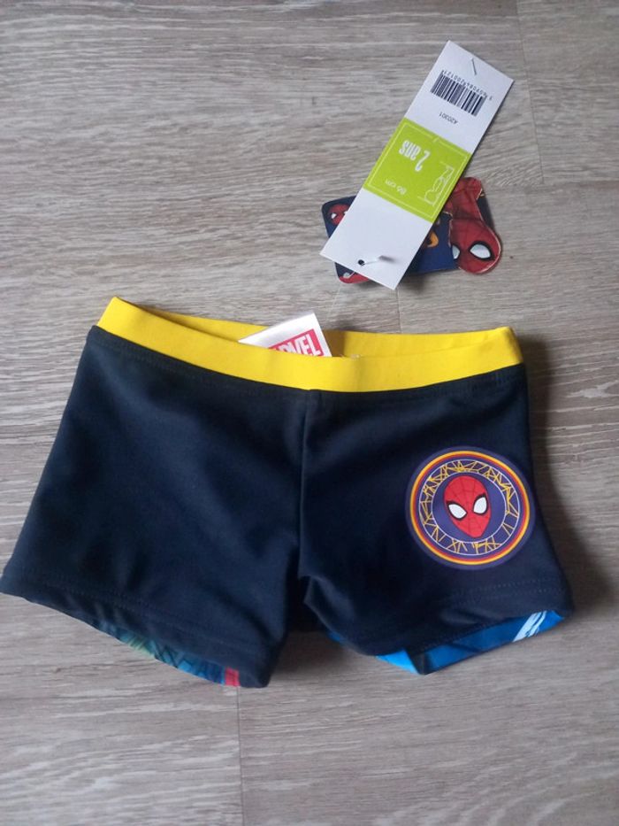Boxer de bain spiderman