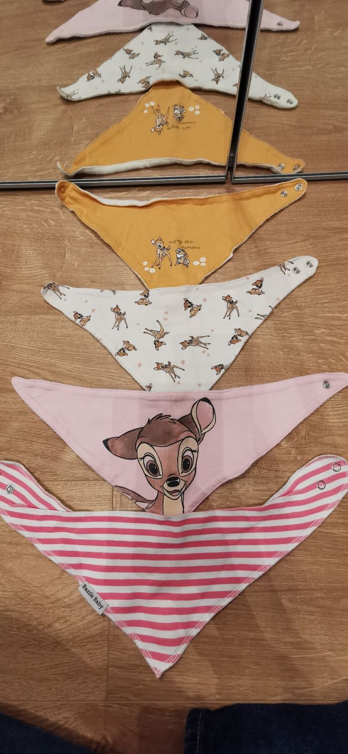 Lot bavoirs bandana  Disney Bambi