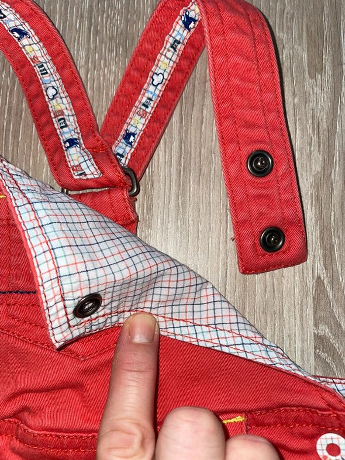 Ensemble Sergent Major 3 mois polo+ salopette + gilet - photo numéro 8