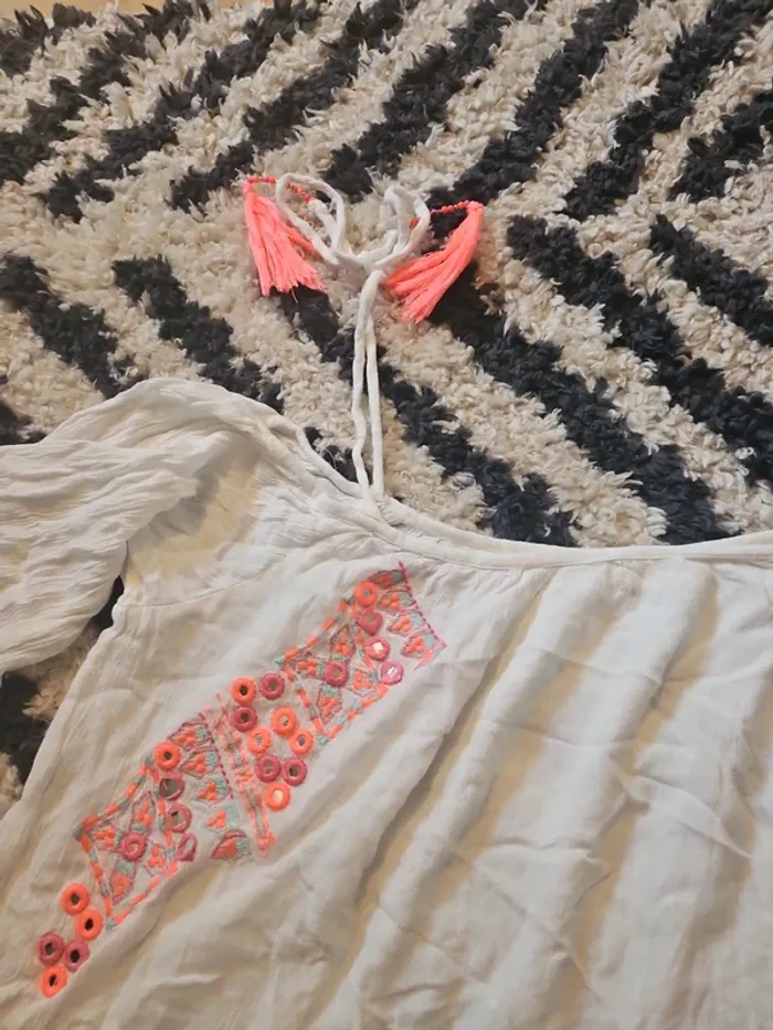 blouse manches 3/4 - photo numéro 3