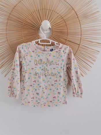 Tee shirt mots d'enfants 36 mois