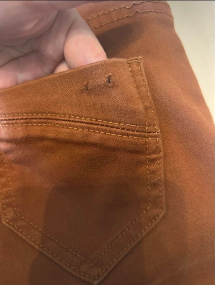 Jean pour femme très bon état taille 38 couleur camel / marron - photo numéro 8