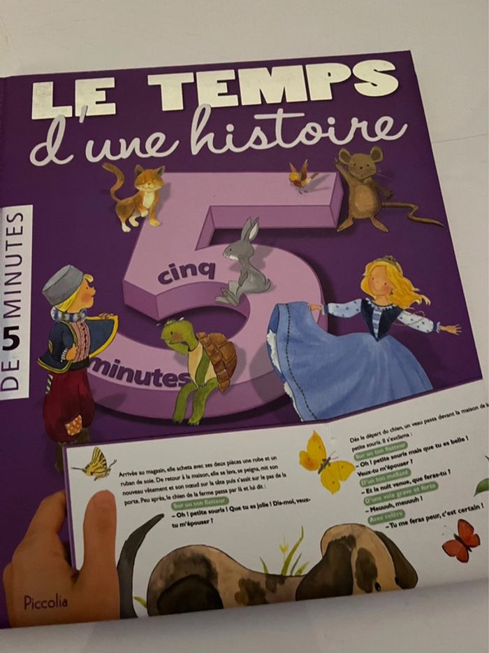 Livre Le temps d’une histoire de 5 minutes