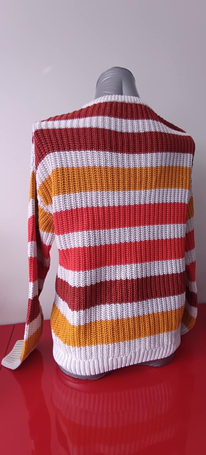 Pull à rayures col rond manches longues "Pimkie Collection" Taille S - photo numéro 2
