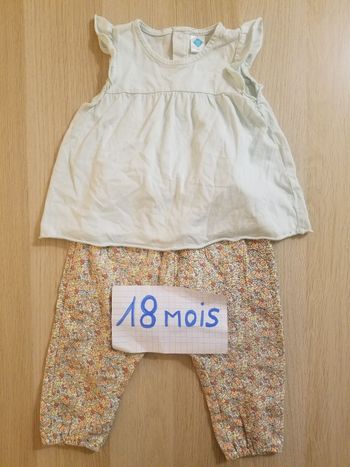 Ensemble fille 18 mois