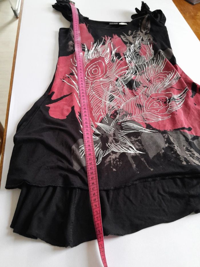 Tee shirt long à bretelle ou mini robe body flirt - photo numéro 4