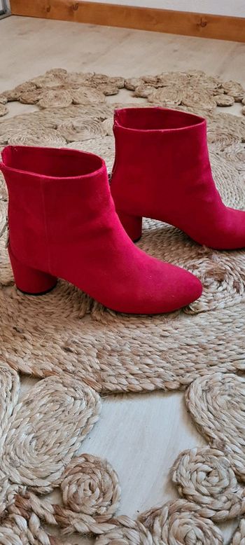Bottines rouge