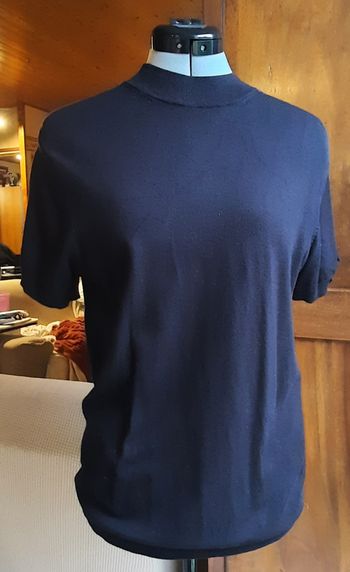 Pull noir, homme, Zara, taille M/38