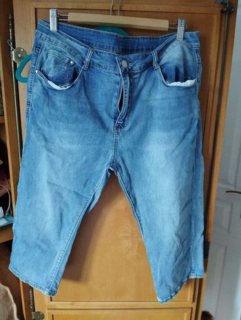 Pantacourt femme jeans 