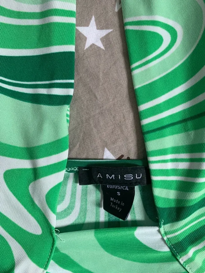 Ensemble vert haut S / pantalon M - photo numéro 4