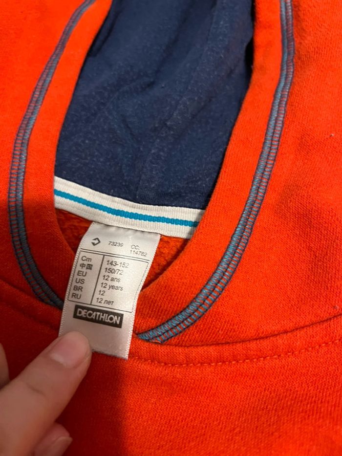 pull à capuche décathlon - photo numéro 4