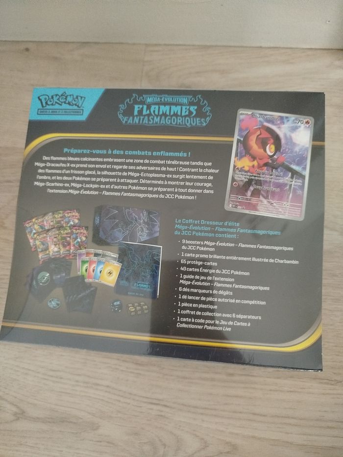 Pokémon Coffret ETB Flammes Fantasmagoriques ME02 – Neuf et scellé - photo numéro 2