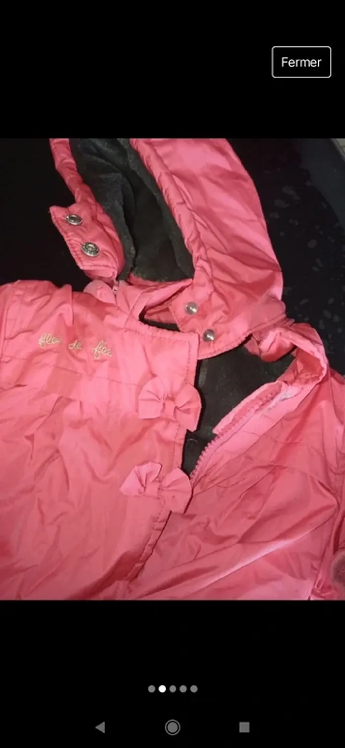 Manteau imperméable enfant petite fille - photo numéro 2