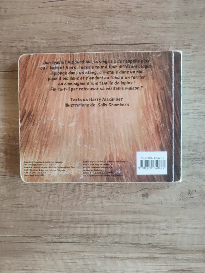 Livre pour enfants "accroche-toi, singe" - photo numéro 2