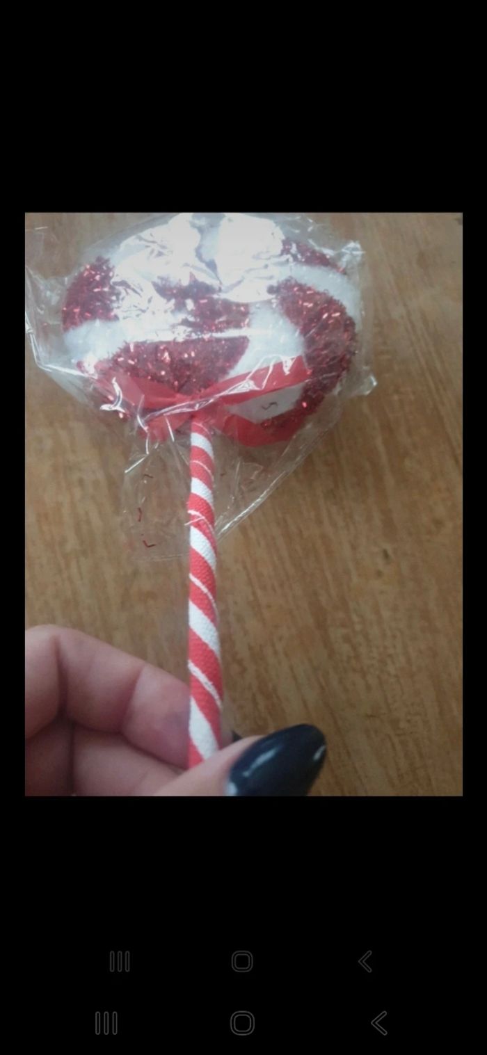 Sucette noel rouge - photo numéro 2