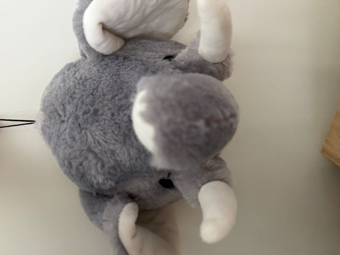 Tête d'animal en peluche - Décoration murale suspendue - photo numéro 4