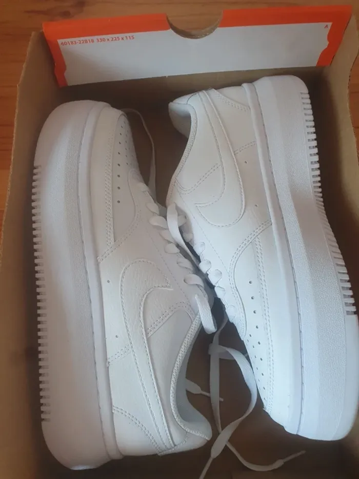 Nike Plateforme Court Vision Alta "full white"(42) - photo numéro 8