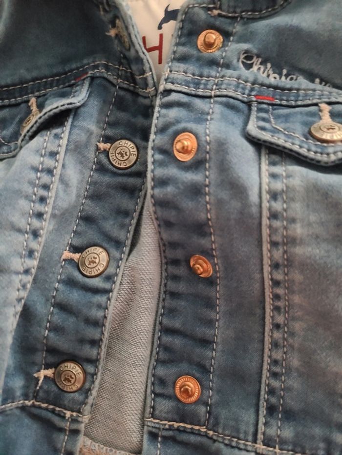Veste en jean chipie 6 mois. Tbe - photo numéro 5