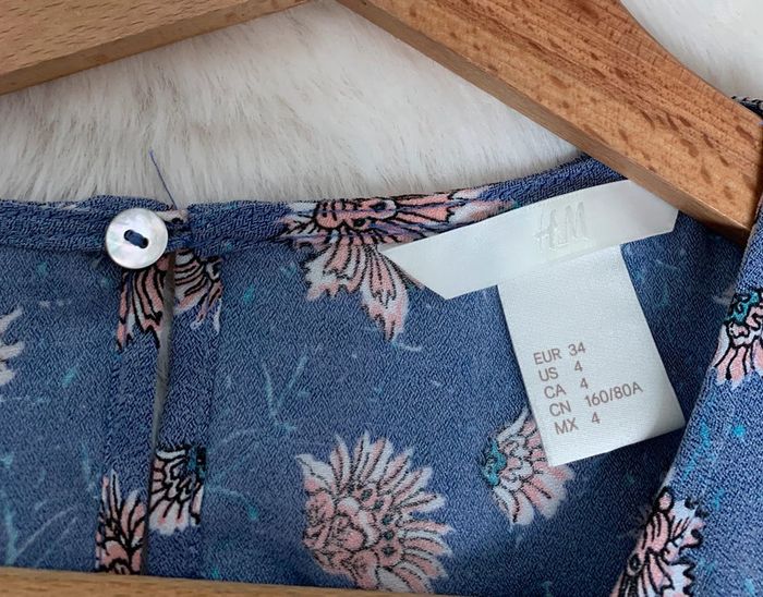 blouse imprimée à volant - photo numéro 3