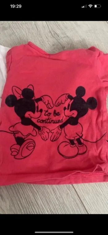 T- shirt manche longue Mickey/ Minnie Disney