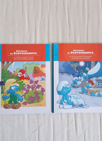 Lot de 2 livres Schtroumpfs Mac Donald's 