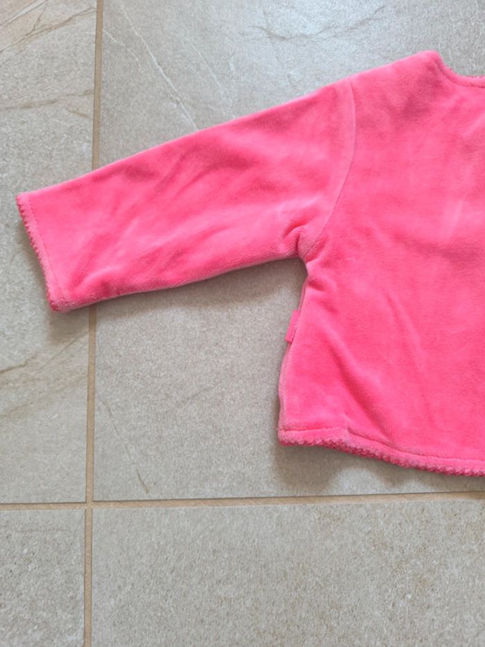 Veste rose p'tit bisou 6 mois - photo numéro 6
